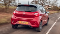 Hyundai i10 hatchback rear end dynamic