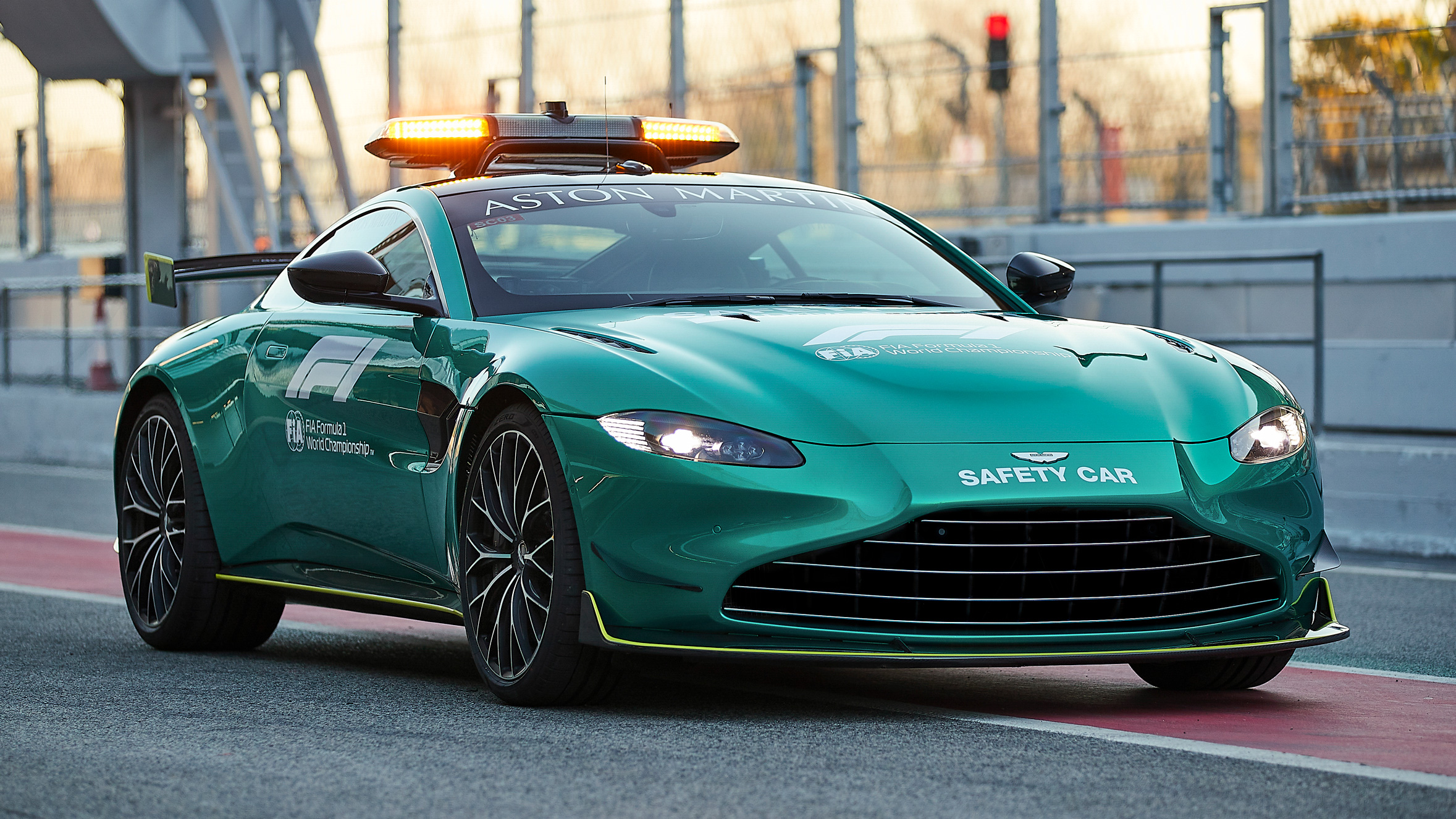 Aston Martin Safety Car front