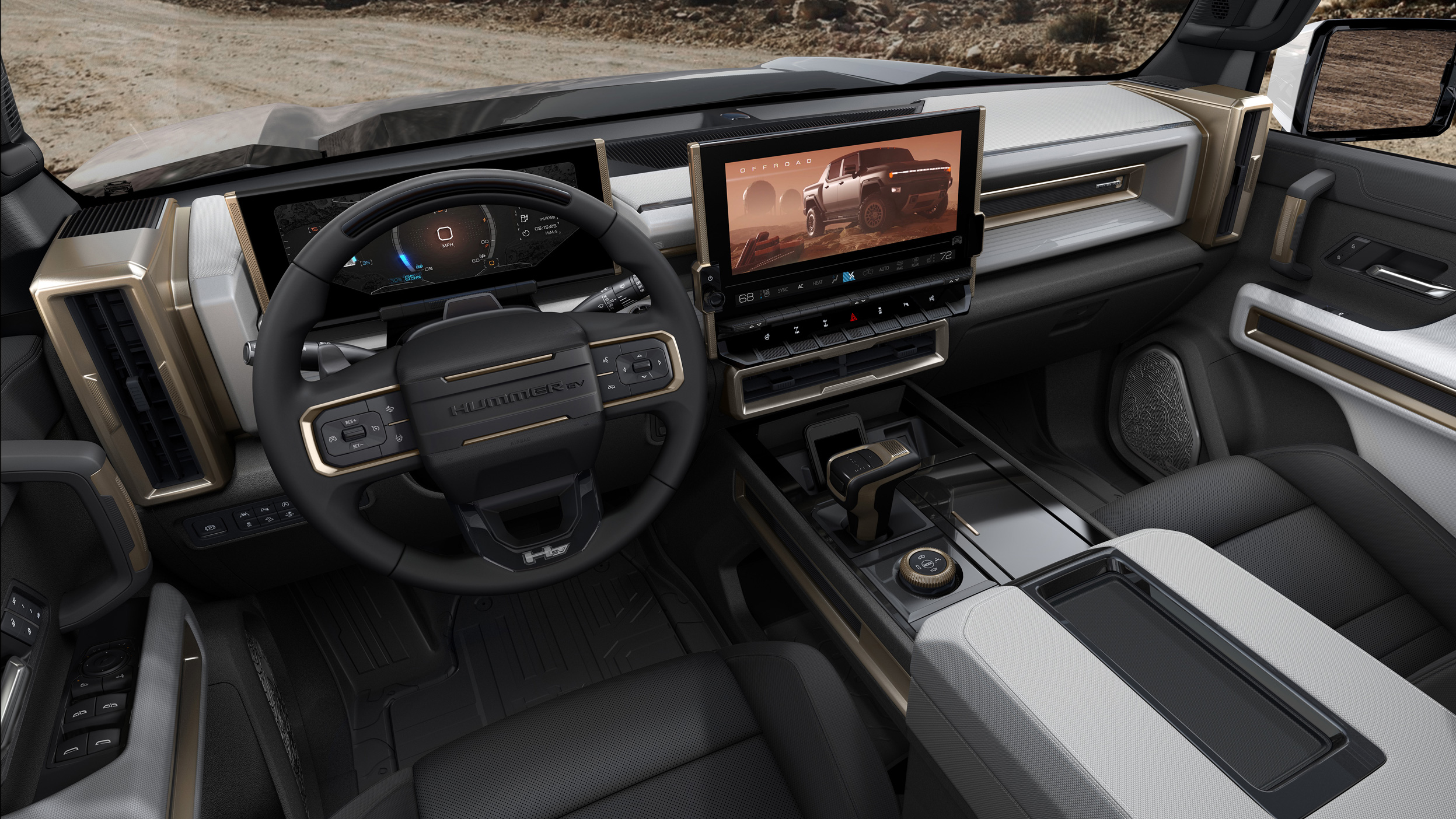 GMC Hummer EV interior