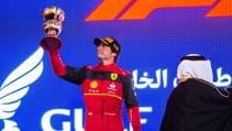 Carlos Sainz podium