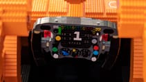 McLaren F1 car Lego steering wheel