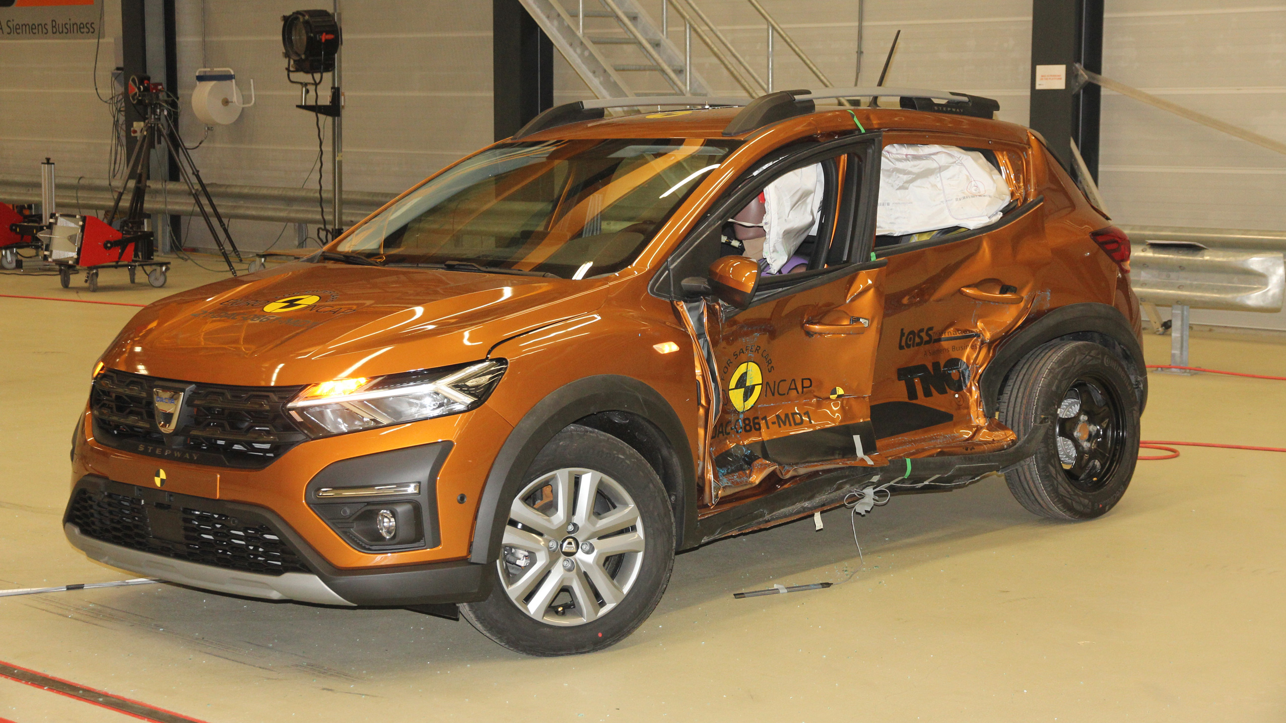 Dacia Jogger Euro NCAP crashed