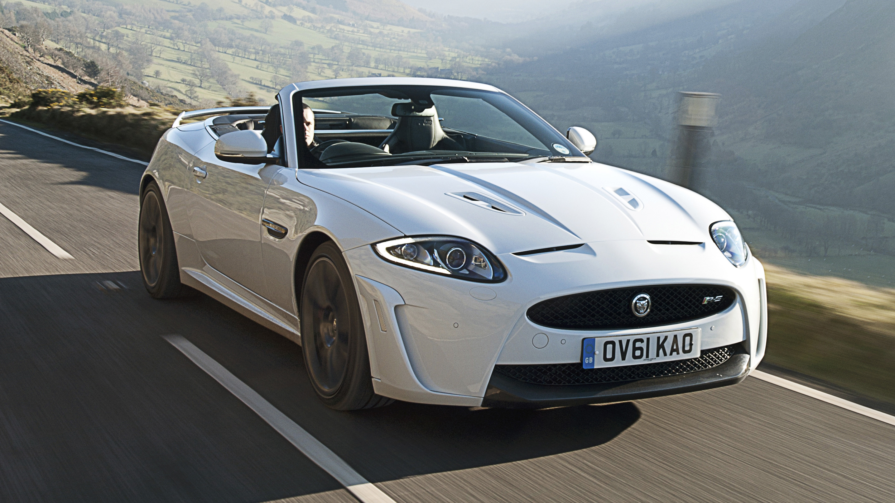 Jaguar XKR-S Convertible Top Gear