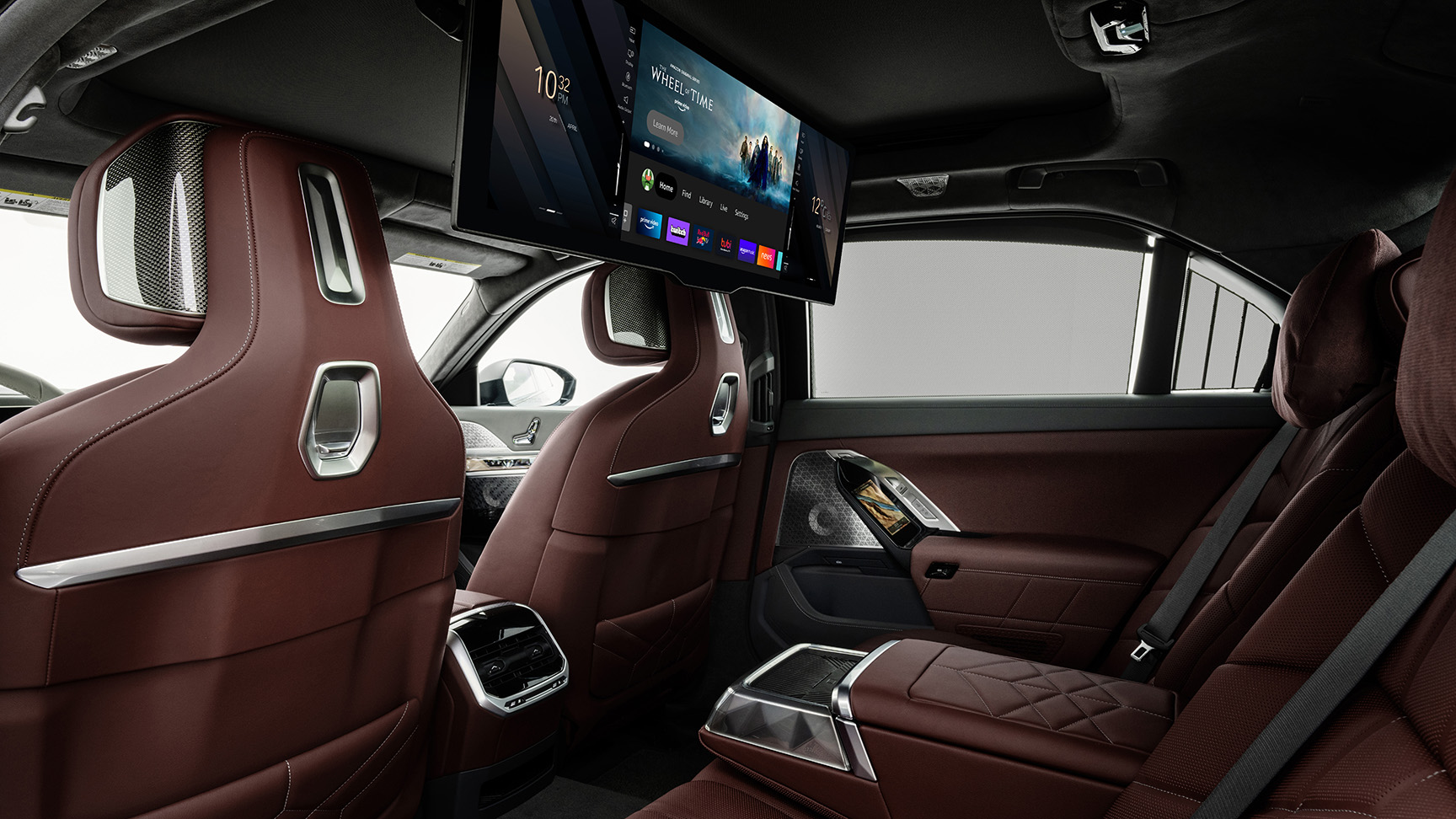 Top Gear BMW i7 inside