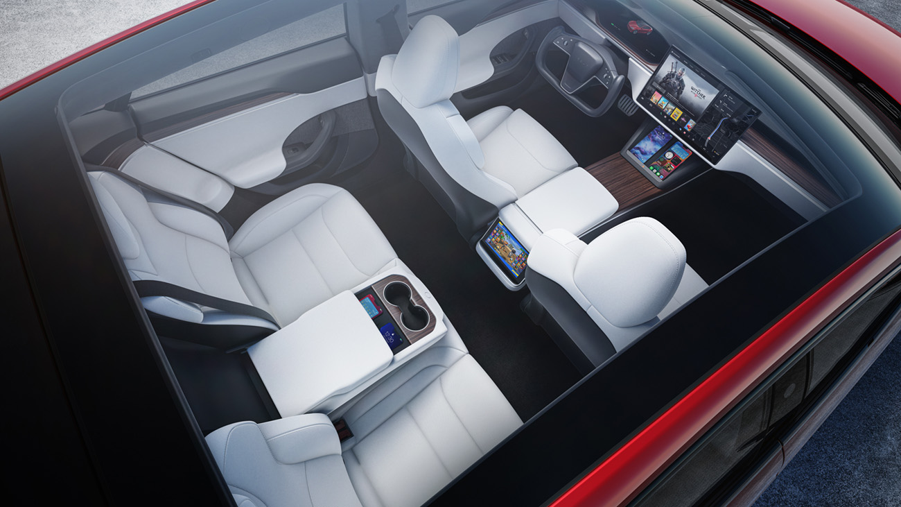 Tesla Model S Plaid interior