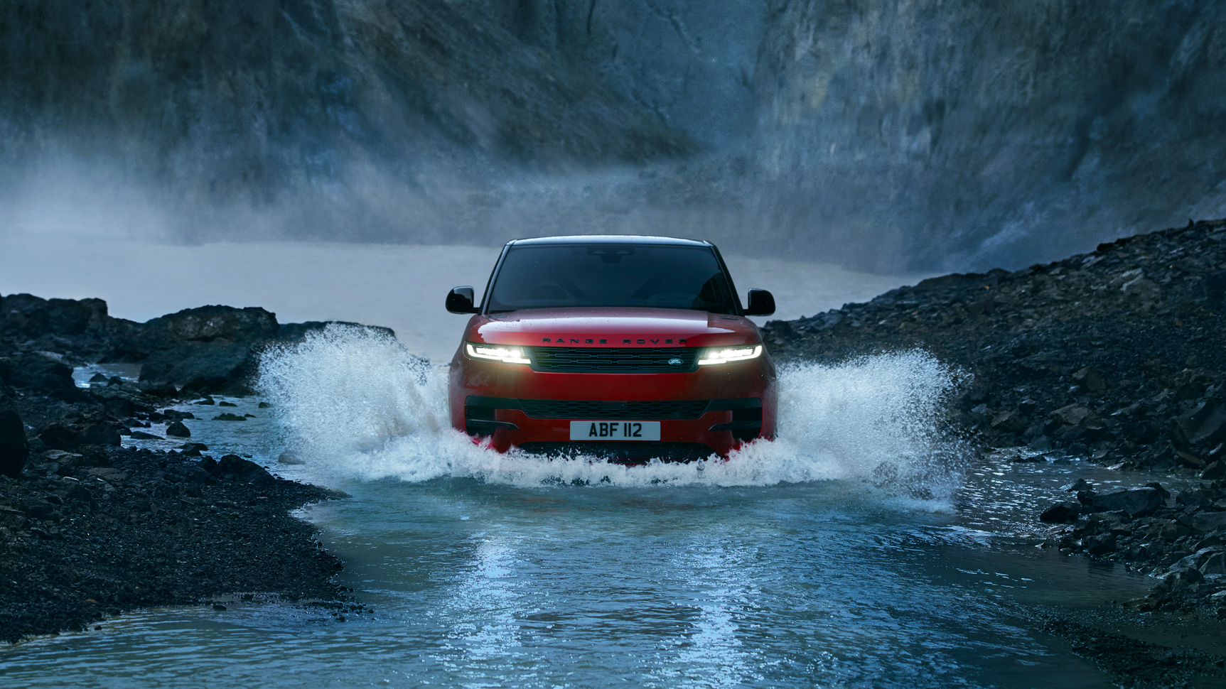 New Range Rover Sport wading