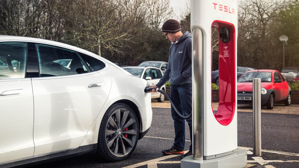 Tesla Supercharger UK Top Gear