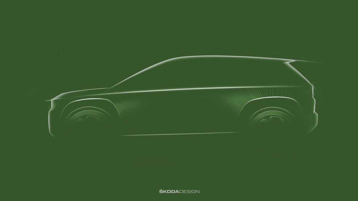 Skoda small electric car sketch