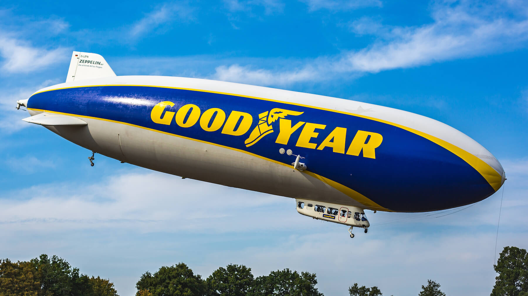 Goodyear Blimp flight