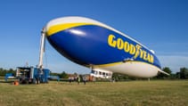 Goodyear Blimp landing