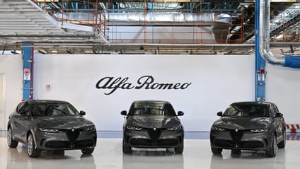 Where are Alfa Romeos built, and how many does it build a year?