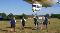 Goodyear Blimp ground crew