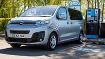 Citroen e-SpaceTourer Electric plugged in