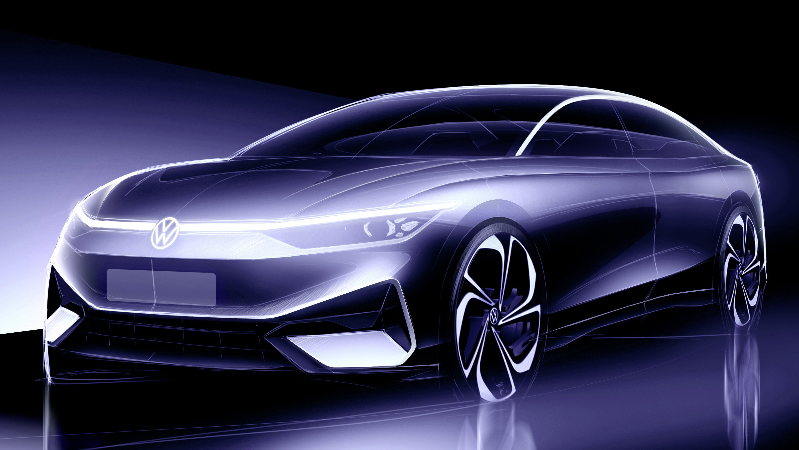 Volkswagen ID. Aero sketch Top Gear