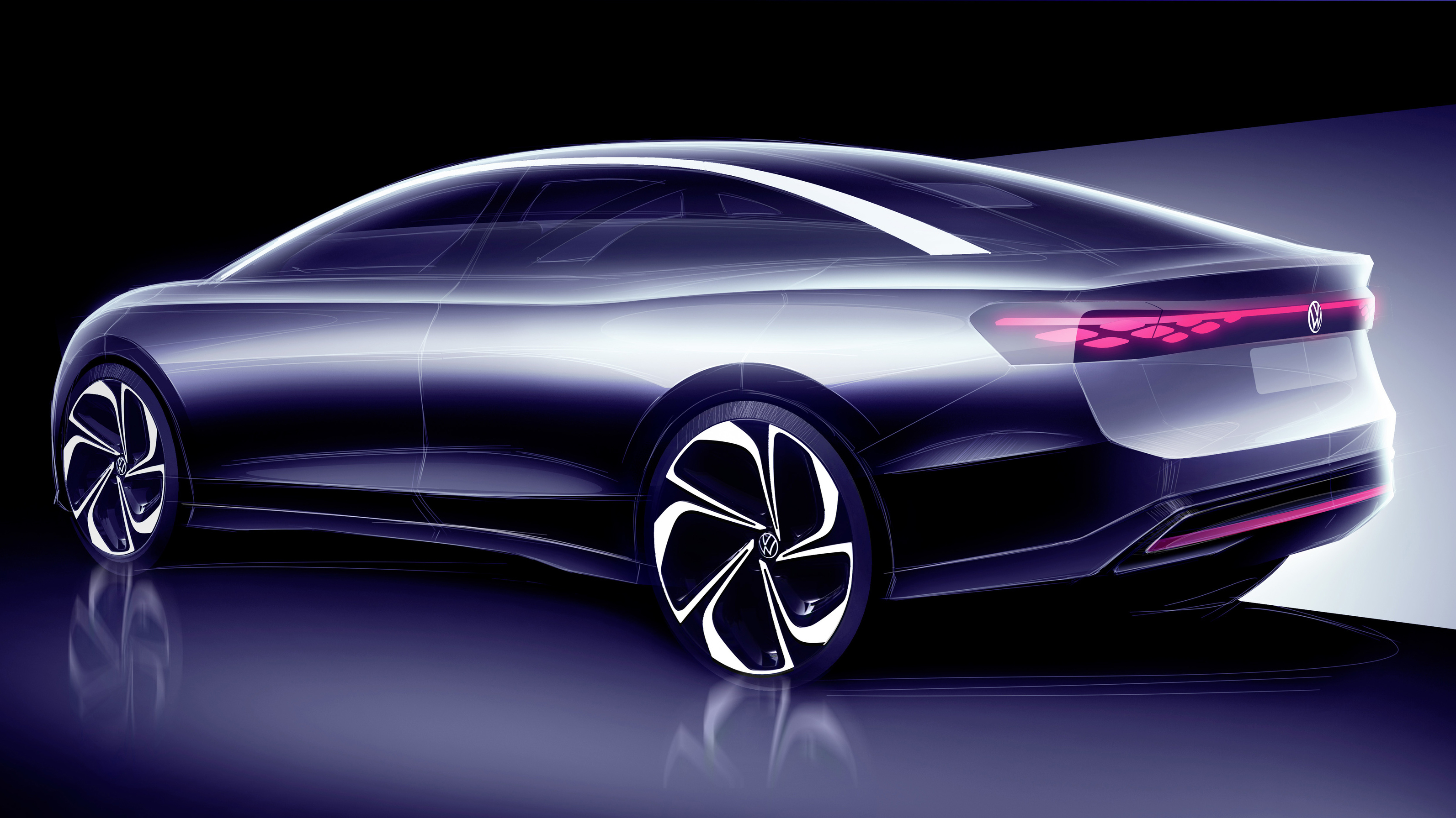 Volkswagen ID. Aero sketch Top Gear