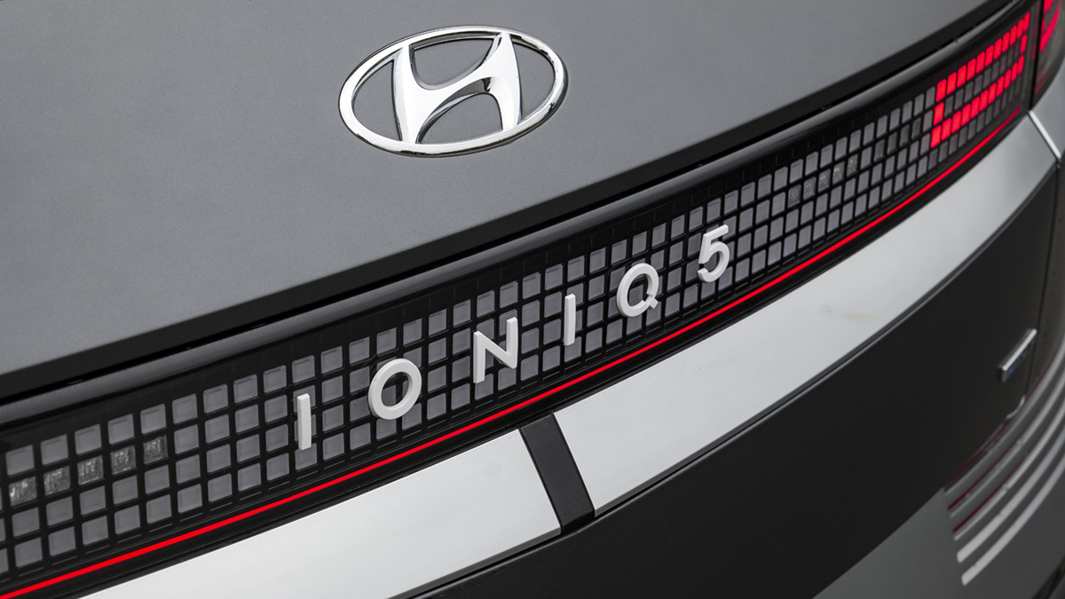 Hyundai Ioniq 5 rear badge detail