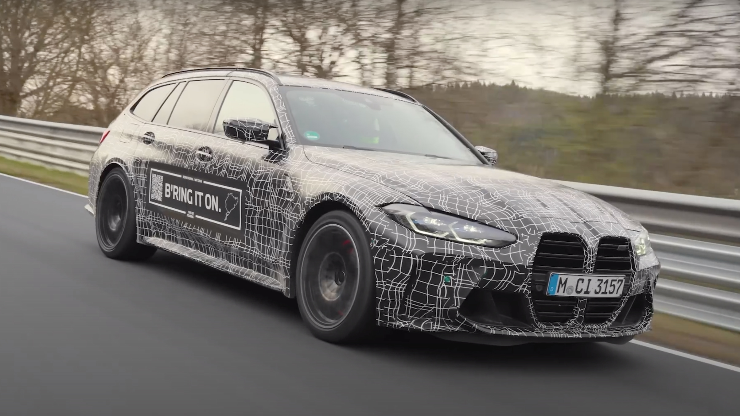 BMW M3 Touring Nurburgring Top Gear