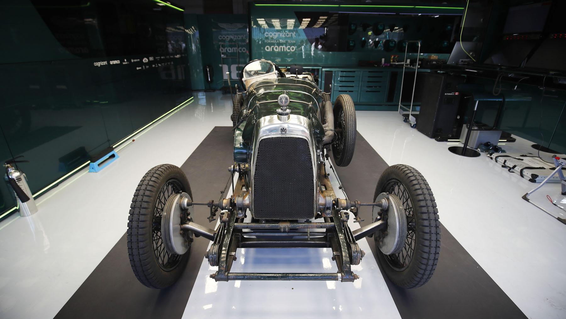 Aston Martin 100th anniversary of first Grand Prix entry return to the 1920s