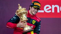 Carlos Sainz British GP podium