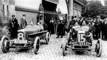 Aston Martin 100th anniversary of first Grand Prix entry return to the 1920s