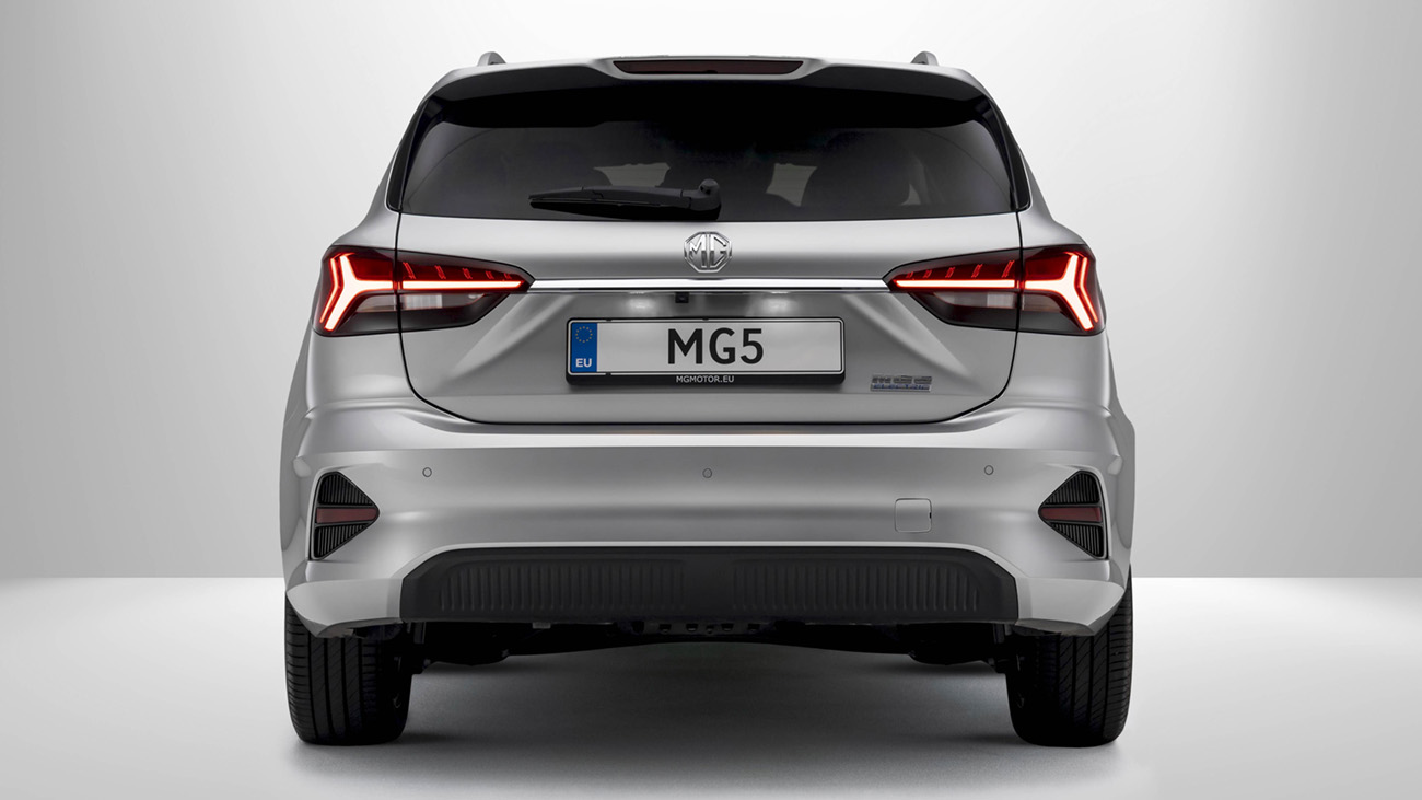 MG5 EV rear end