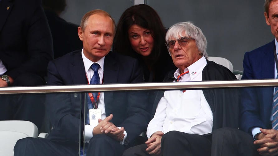 Putin Ecclestone satire