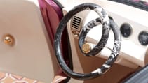 Renault 5 Diamant show car steering wheel detail