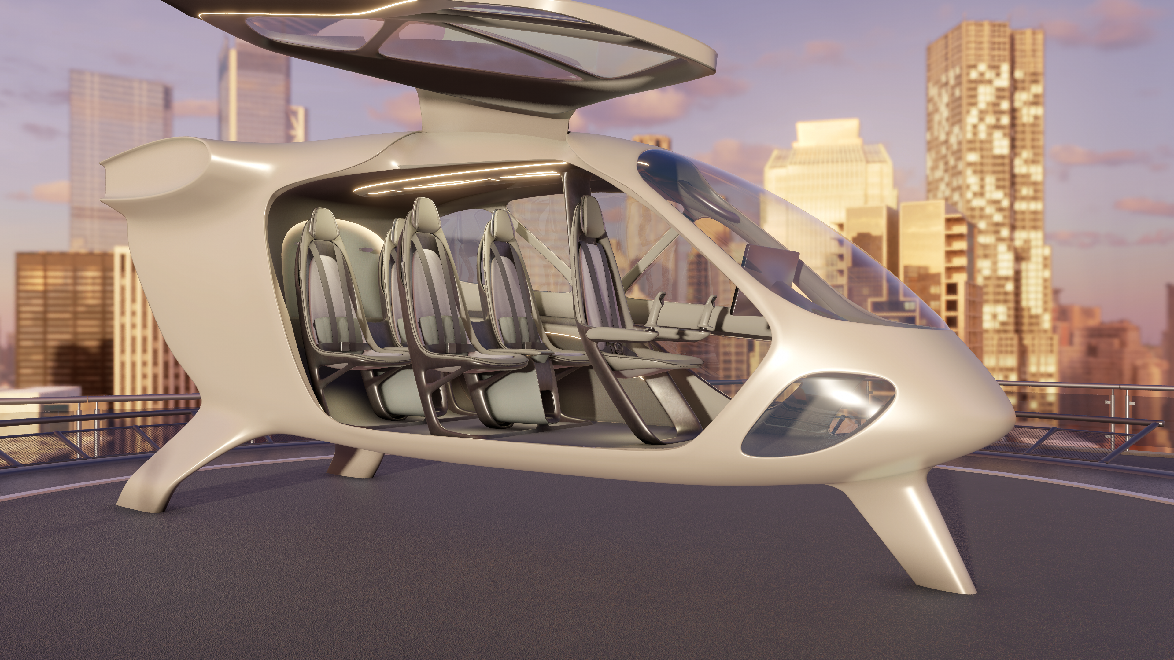 Hyundai eVTOL Vehicle Cabin Concept