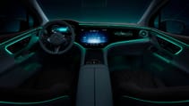 Mercedes EQE SUV interior first look