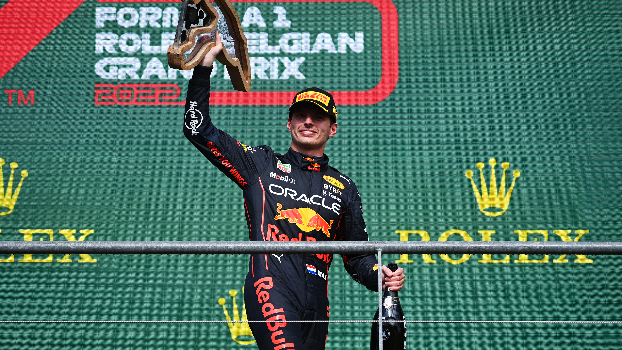 Max Verstappen podium