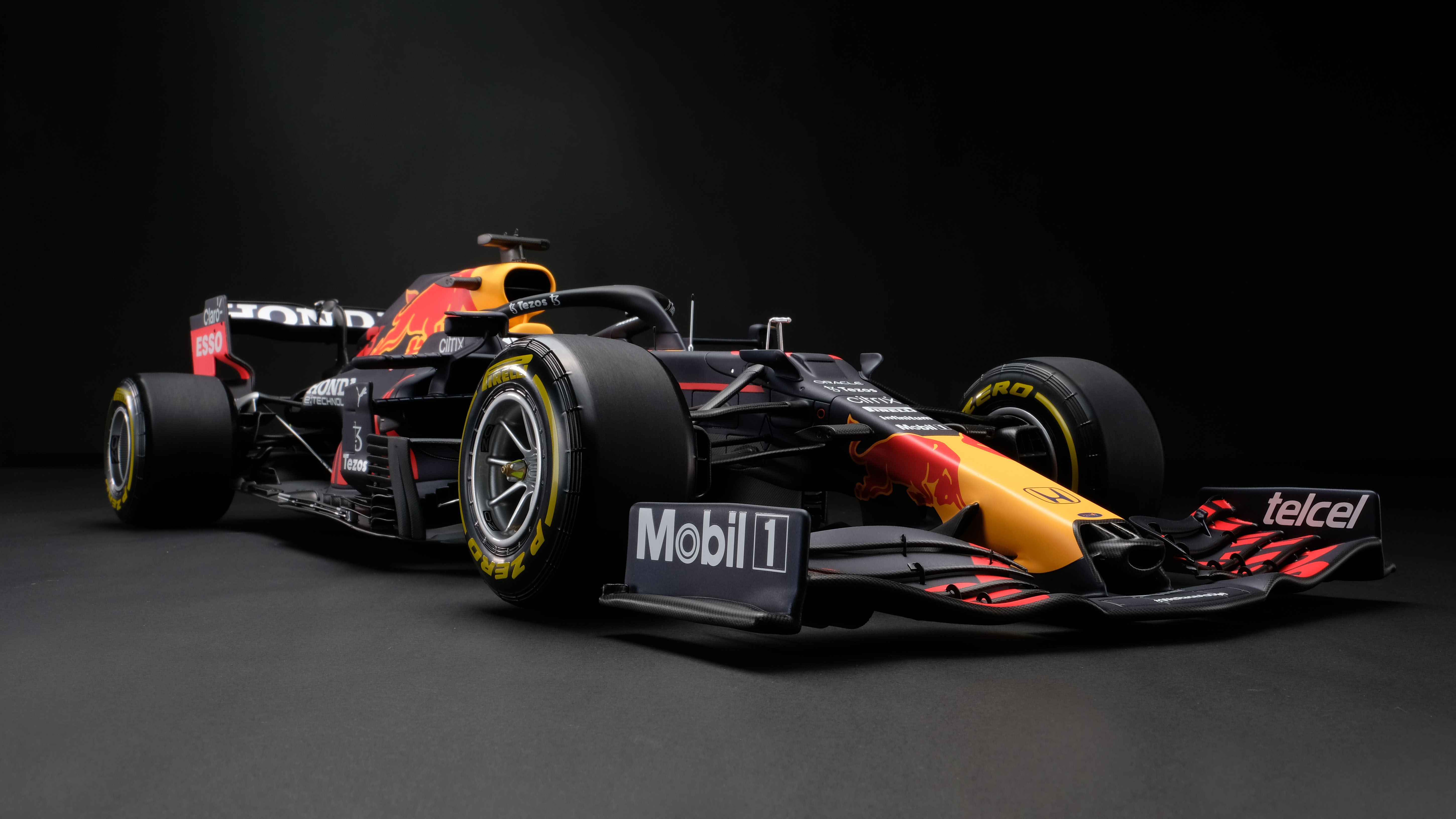 Max Verstappen Red Bull RB16B model Top Gear Abu Dhabi