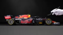 Max Verstappen Red Bull RB16B model Top Gear Abu Dhabi