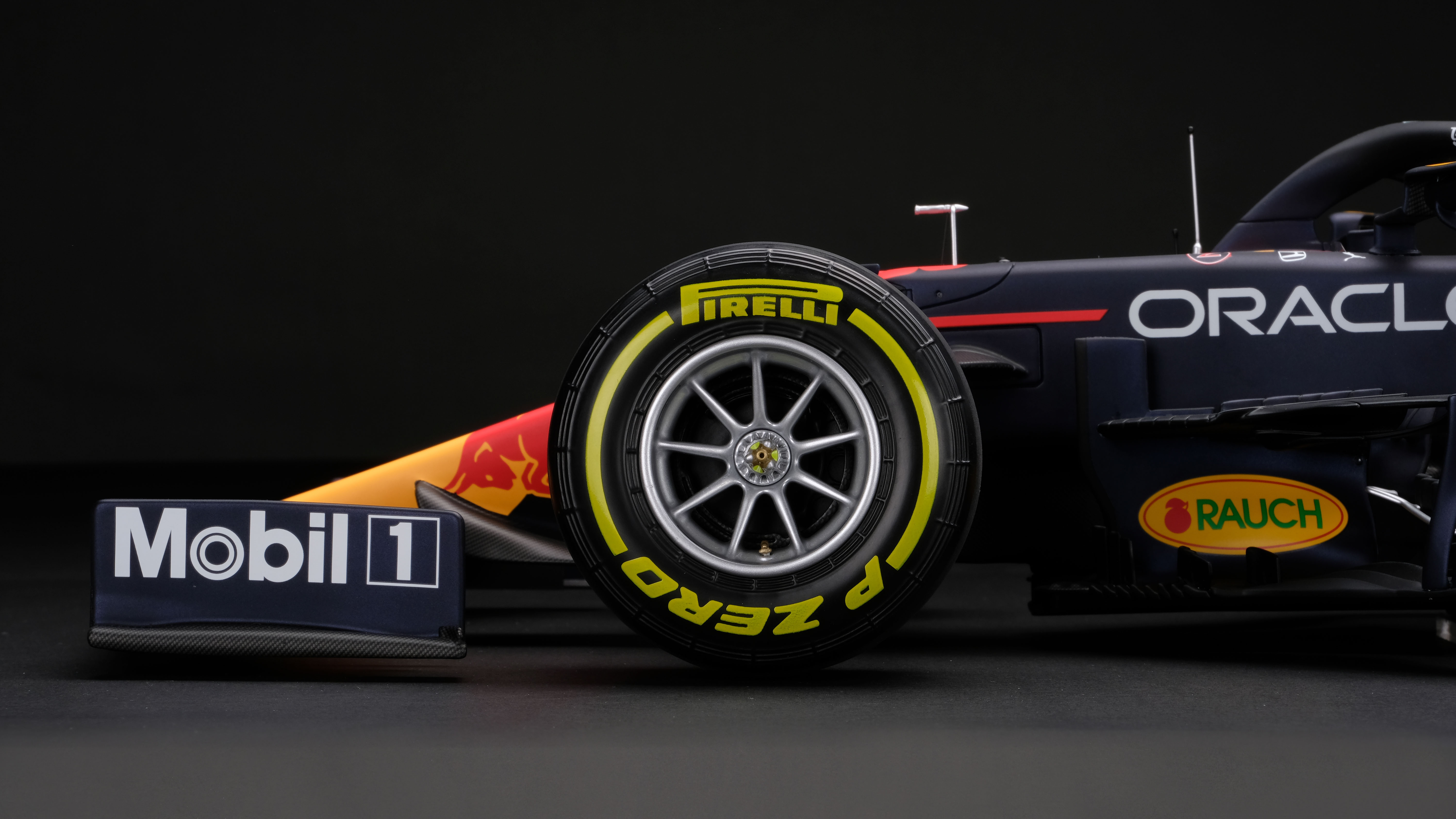 Max Verstappen Red Bull RB16B model Top Gear Abu Dhabi