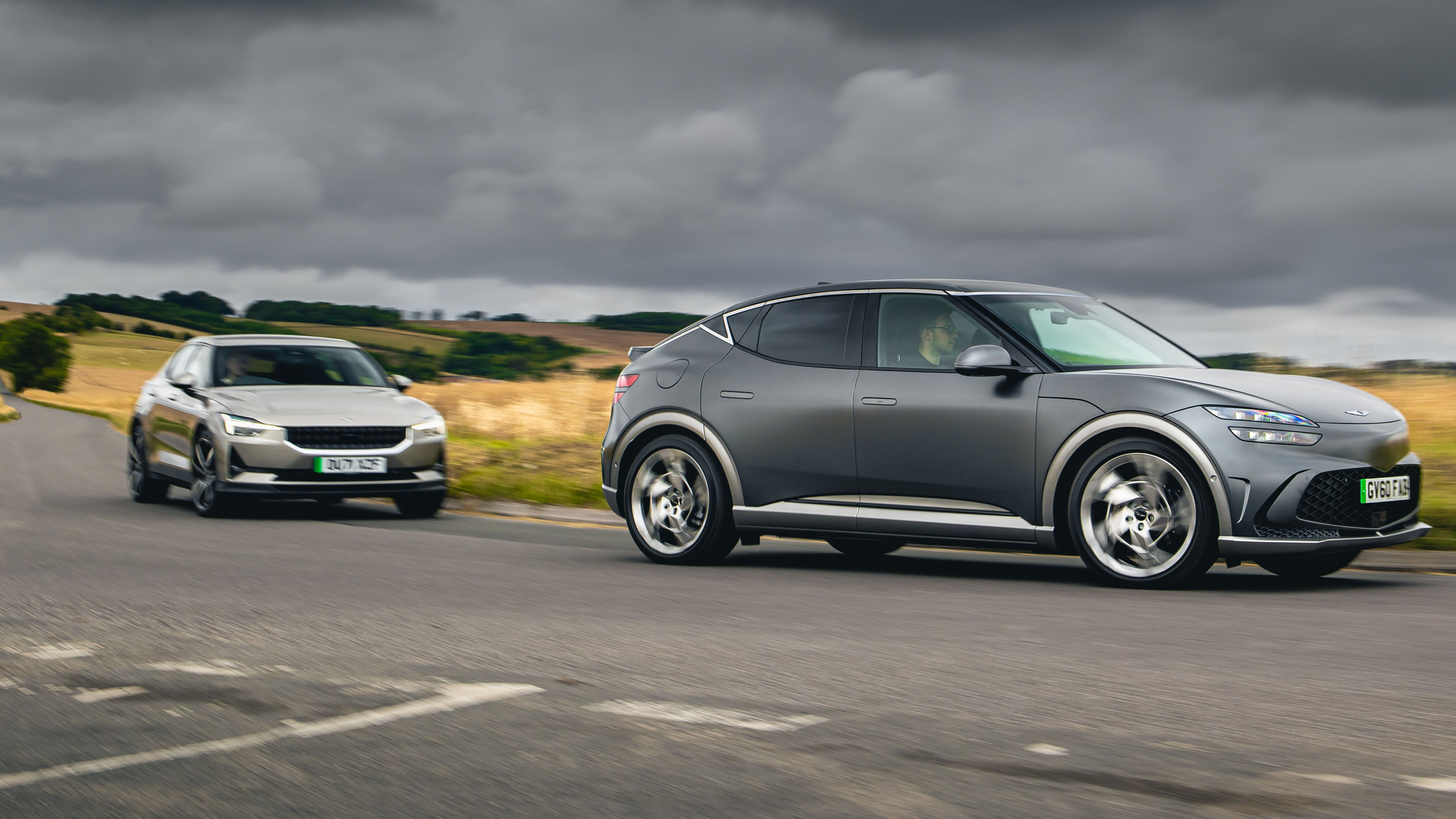 Genesis GV60 vs Polestar 2 Top Gear