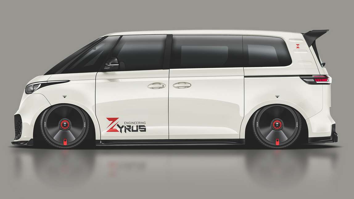 Zyrus modified VW ID. Buzz Top Gear