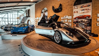 Where are Paganis built, and how many does Pagani build a year?