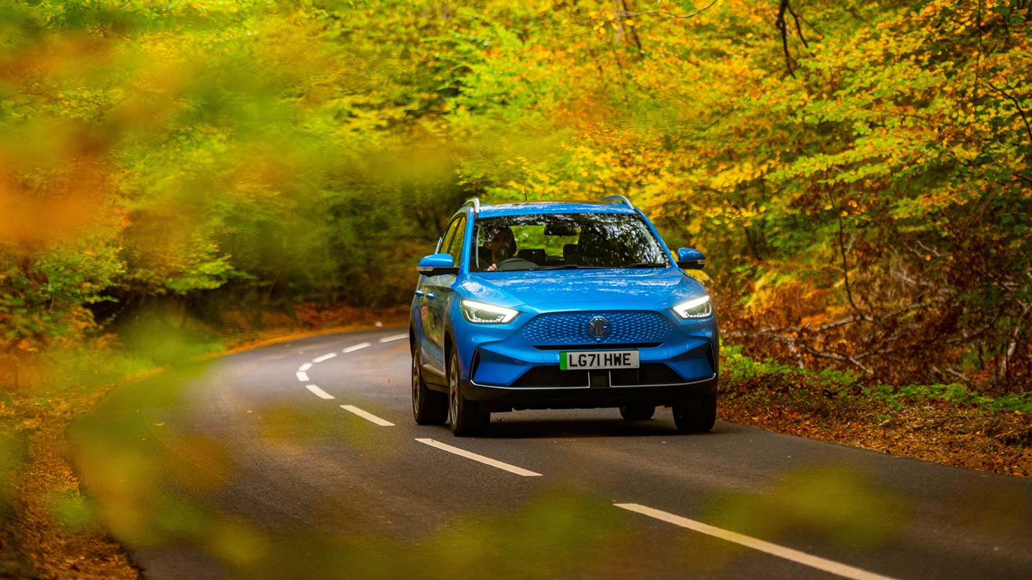 MG ZS EV dynamic front end