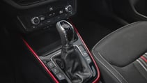 Skoda Fabia Monte Carlo interior gearstick detail