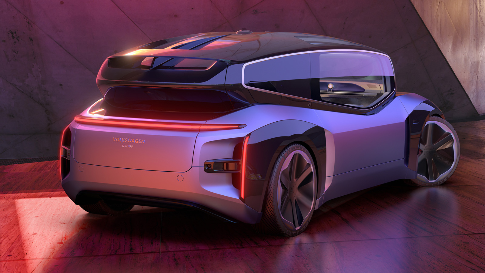 Volkswagen GEN.TRAVEL concept static rear view