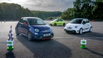 How to do a handbrake turn Abarth line-up