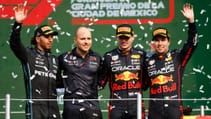 Mexico City Grand Prix podium