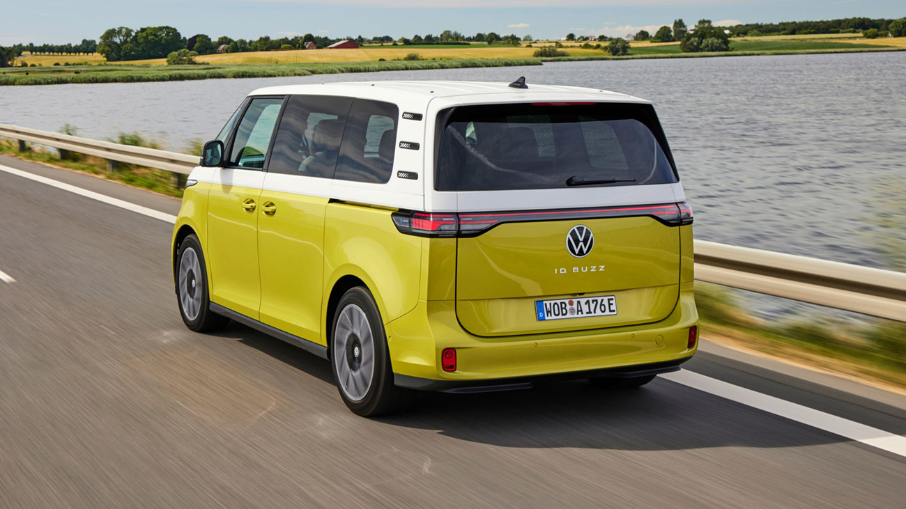 Volkswagen ID.Buzz dynamic rear view