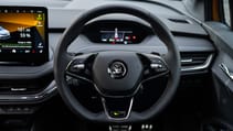 Skoda Enyaq Coupe iV vRS steering wheel