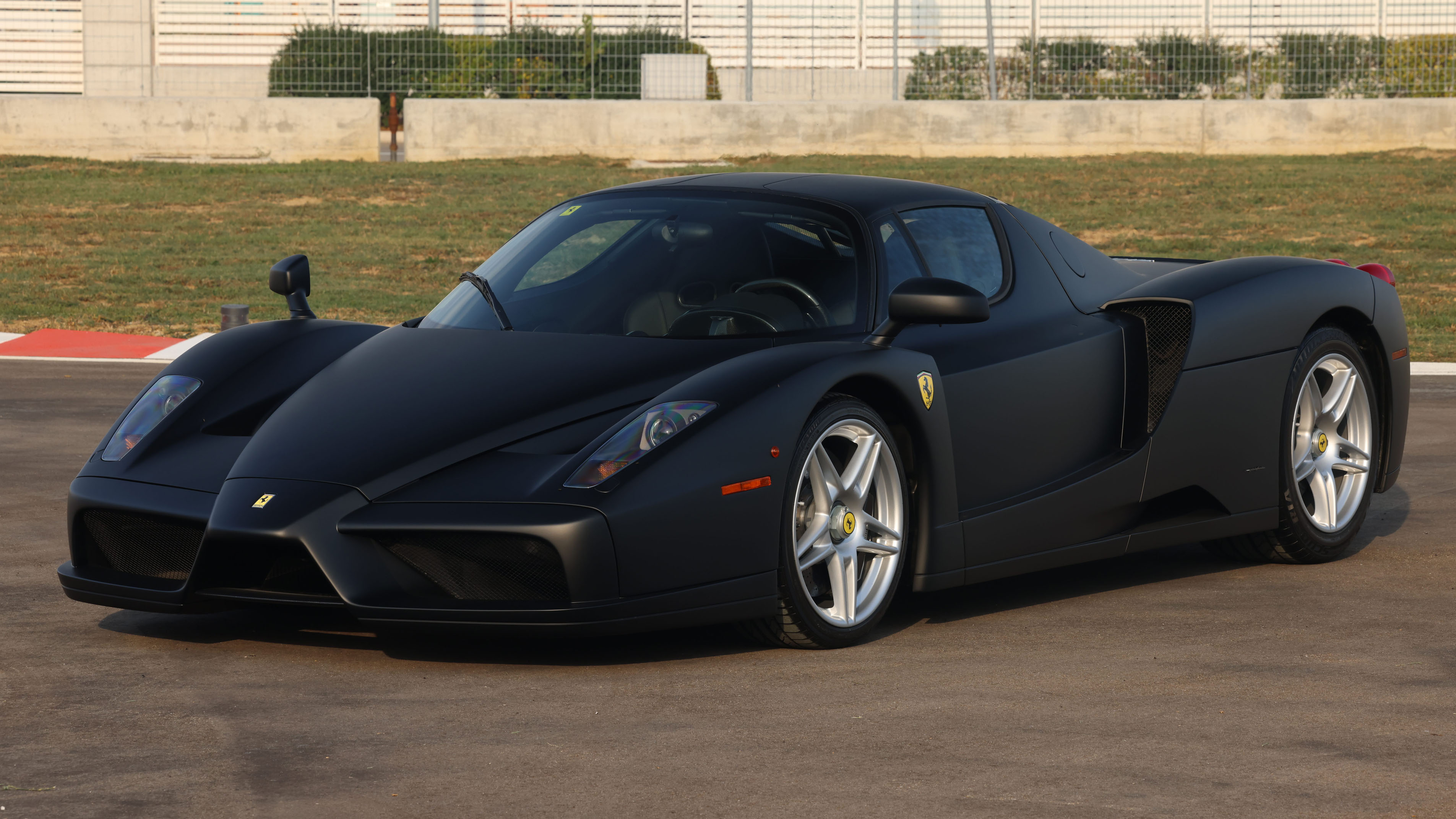 2004 matte black Ferrari Enzo