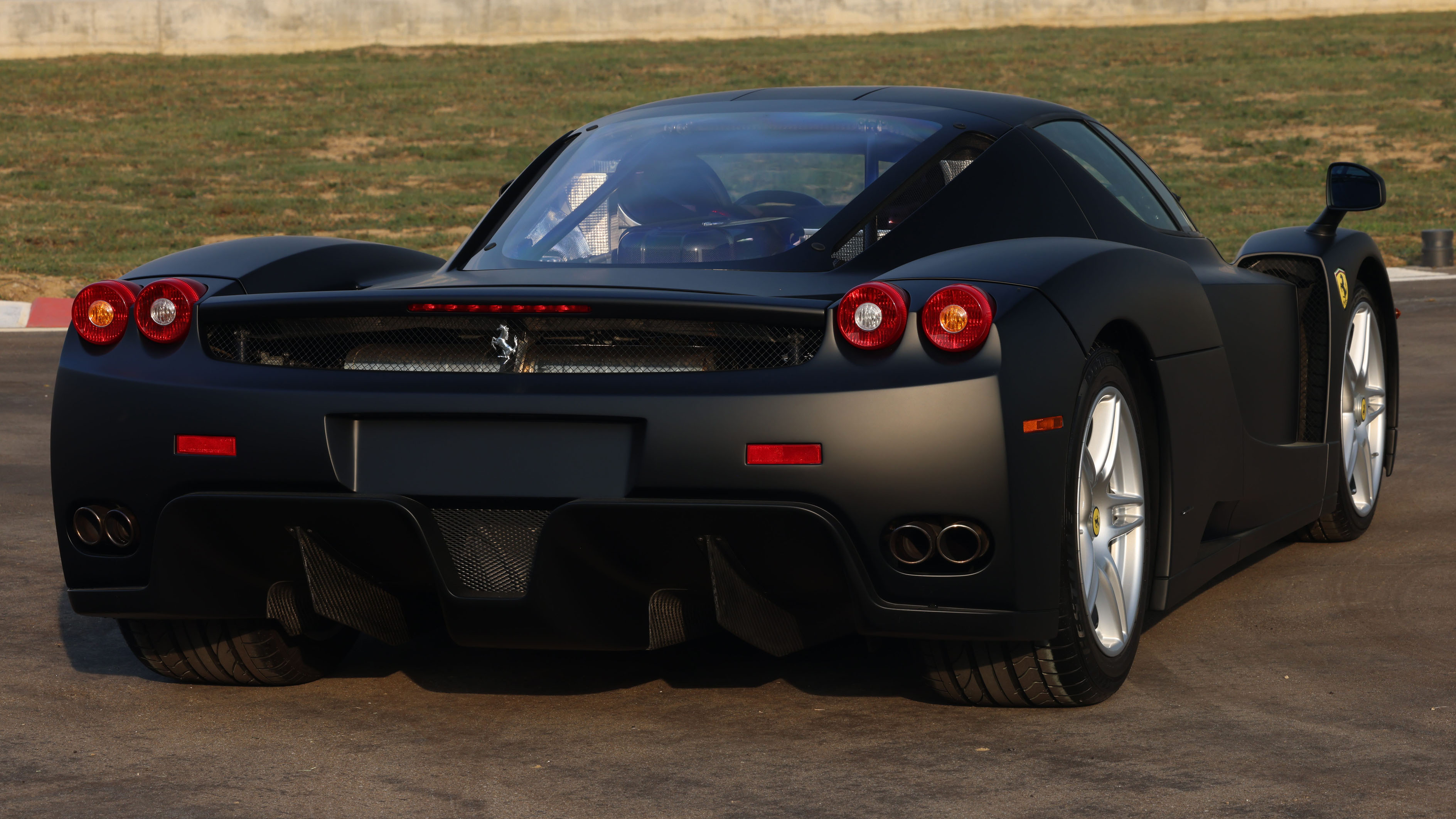 2004 matte black Ferrari Enzo