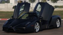 2004 matte black Ferrari Enzo