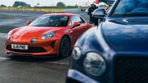 Alpine A110S vs Bentley Bentayga hybrid 