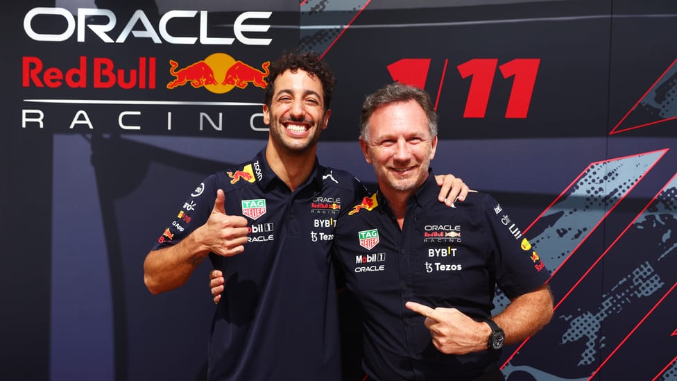 Daniel Ricciardo back at Red Bull for 2023 Top Gear