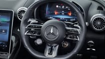 Mercedes SL steering wheel