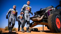 Carlos Sainz rack with his navigator Lucas Cruz